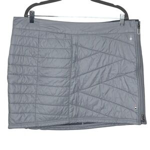 Smartwool Quilted Skirt Women's XL Puffer Zip Mini‎ Athletic Golf Outdoor
